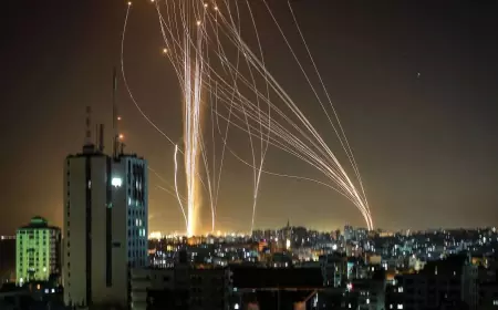 صواريخ فلسطينية نحو عسقلان وتل أبيب وأسدود وسديروت