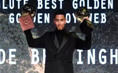 بيلنجهام يحصد جائزة الفتى الذهبي