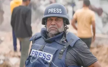 اصابة  مراسل الجزيرة "الدحدوح " جراء قصف اسرائيلي