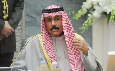 الديوان الملكي الهاشمي ينعى الشيخ نواف الصباح