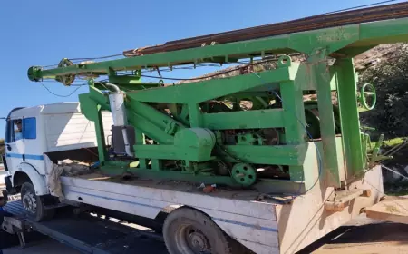 ضبط حفارة مخالفة داخل مزرعة في الشونة الجنوبية