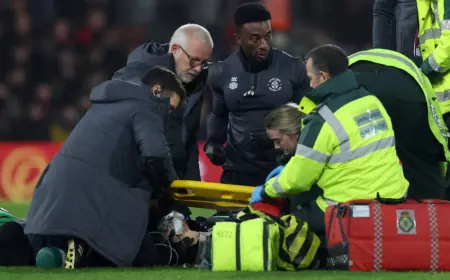 استقرار حالة قائد لوتون تاون بعد تعرضه لسكتة قلبية