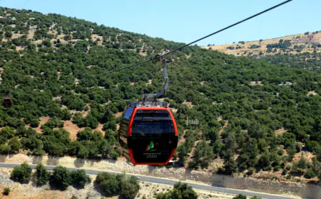 بسبب الظروف الجوية.. اغلاق تلفريك عجلون