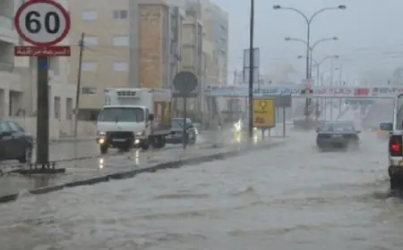 أمطار في وسط وشمال المملكة