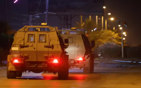 جيش الاحتلال الإسرائيلي يقتحم مدينة طولكرم ومخيم نور شمس