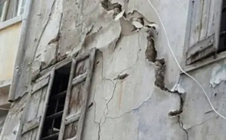 جرش: إخلاء مبنى آيل للسقوط