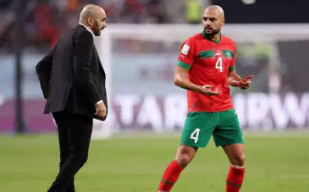 مفاجأة.. مدرب المغرب يعلن عن تشكيلة"أفريقيا"