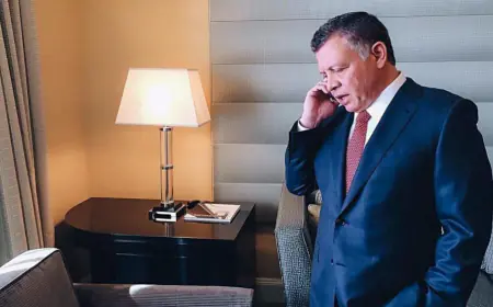 جلالة الملك يتلقى اتصالا هاتفيا من رئيس وزراء كندا