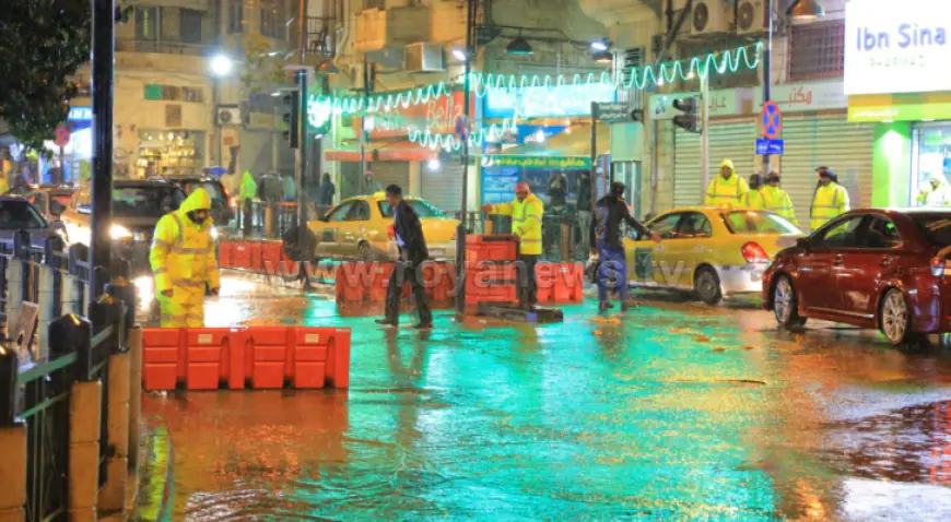 تجارة عمّان تدعو تجار وسط البلد للتحوط تحسبا للظروف الجوية