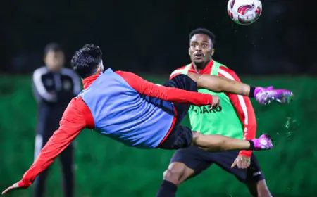 النشامى يتدرب بالدوحة