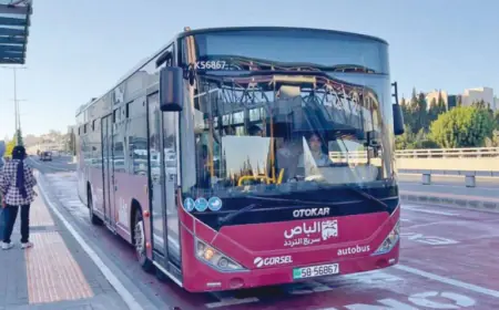 استكمال تنفيذ المسارات الرئيسة لمشروع التردد السريع عمان-الزرقاء