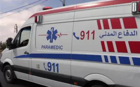 إصابة 21 شخصا بحادث تدهور حافلة  في جرش