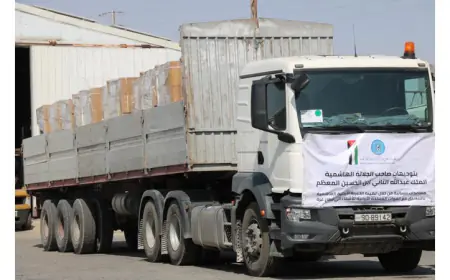تسير قافلة مساعدات جديدة إلى غزة