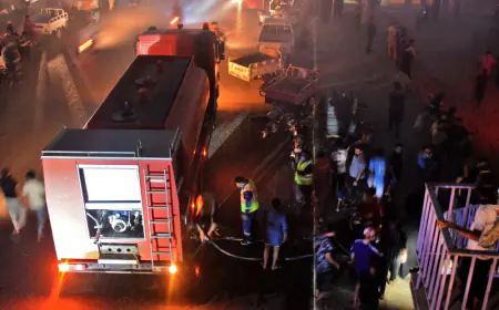 العراق: وفاة 4 أطفال في حريق مستشفى ولادة