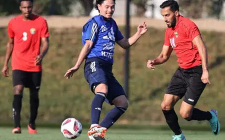 خسارة قاسية للنشامى أمام اليابان