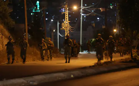 الاحتلال يقتحم مدينة نابلس.. ويحاصر البلدة القديمة