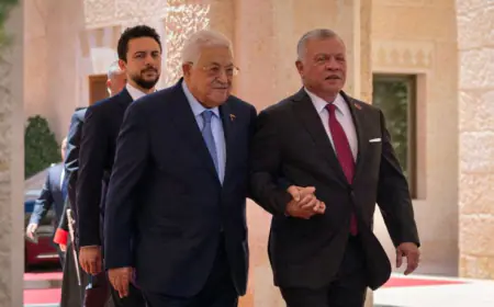 الملك يستقبل الرئيسين الفلسطيني والمصري في العقبة