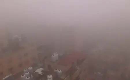 ضباب كثيف في العاصمة عمّان -صور