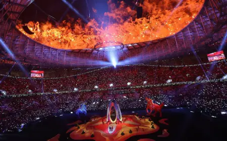 انطلاق حفل افتتاح بطولة كأس آسيا 2023