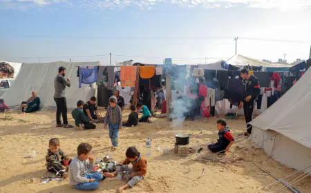 غرق عشرات مراكز الإيواء في قطاع غزة