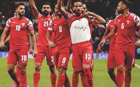 النشامى يُنهي الشوط الأول بثلاثية في شباك ماليزيا