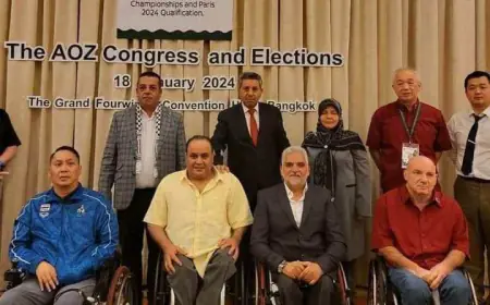 الخزاعلة رئيساً لاتحاد غرب آسيا لسلة الكراسي المتحركة