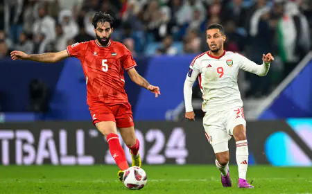 تعادل يحسم مواجهة فلسطين والامارات