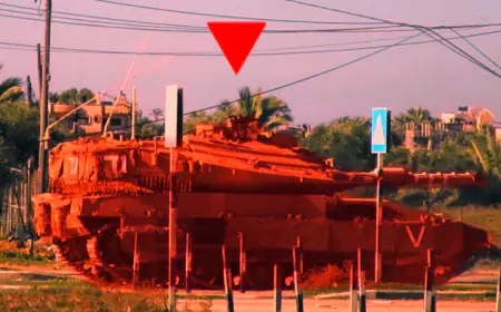 القسام تدمر دبابات ميركافا شرق مدينة خانيونس