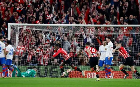 برشلونة يودع كأس اسبانيا