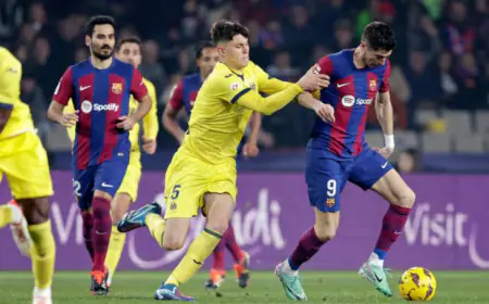 فياريال يكتسح برشلونة بـ خماسية