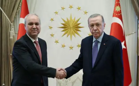 الرئيس التركي  يعتمد أوراق الخطيب