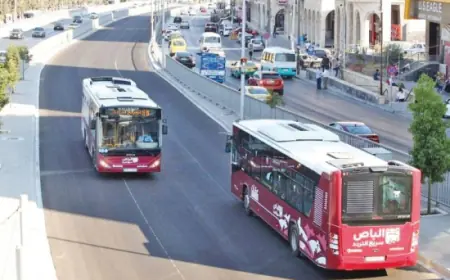 الكشف عن موعد تشغيل مسار الباص السريع بين عمان والزرقاء