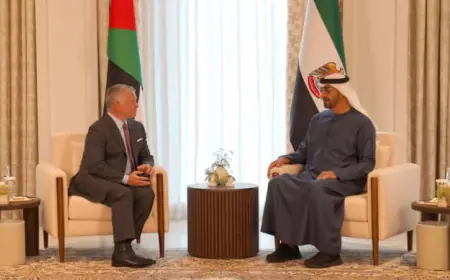 الملك يستقبل الرئيس الإماراتي