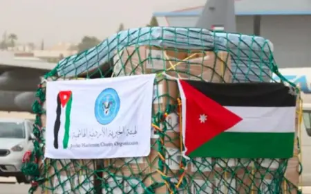 "الخيرية الهاشمية": 5100 طن من المساعدات لـ قطاع غزة في جسر جوي وبري مستمر