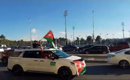 بالفيديو.. الجماهير الأردنية في عمّان  قبل لقاء النشامى مع قطر في نهائي كأس آسيا