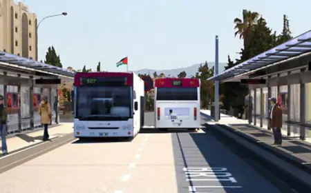 الحكومة: تشغيل حافلات كهربائية  ضمن مشروع الباص السريع
