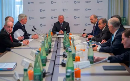 جلالة الملك يحذر من خطورة الهجوم الاسرائيلي على رفح