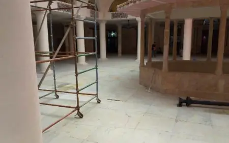 بالفيديو.. إعمار المسجد الحُسيني يقترب من الإنتهاء