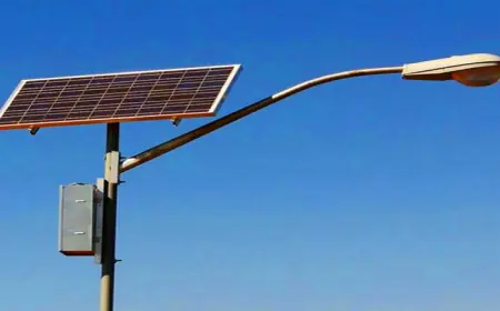 وزارة الاشغال: تركيب وحدات انارة تعمل بالطاقة الشمسية