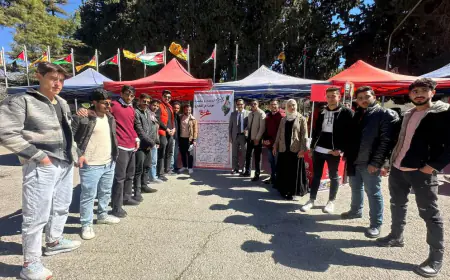 حزب النهج الجديد  من "أم الجامعات".. يُطلق جدارية لدعم أهل غزة  (صور)