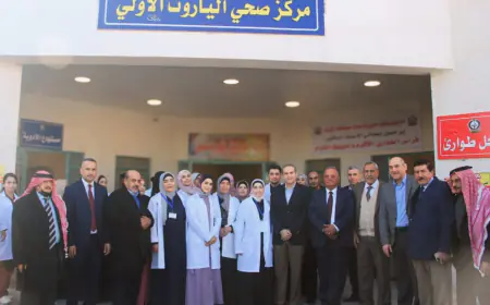 الهواري يفتتح مركز صحي الياروت ومركز مدين الاوليين في محافظة الكرك