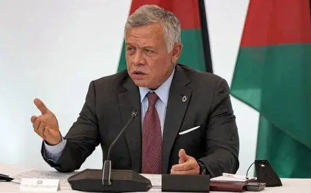 الملك:  سيواصل الاردن الدفع نحو وقف الحرب على غزة وتوفير المساعدات