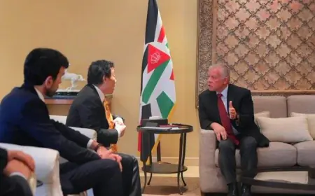 جلالة الملك عبد الله يستقبل المدير العام لمنظمة الأغذية والزراعة للأمم المتحدة