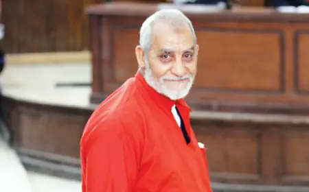 الإعدام لمرشد الإخوان محمد بديع