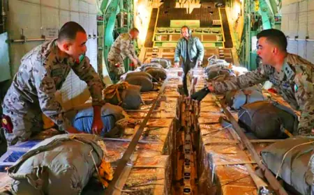 الأردن: 35 إنزالاً جوياً منذ بدء العدوان على غزة