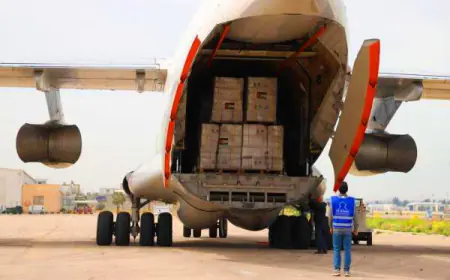 المملكة الاردنية الهاشمية  ترسل طائرة مساعدات جديدة  لغزة  بدعم  بريطاني