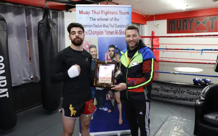 أكاديمية مواي تاي فايترز.. تُكرم البطل الشوفي (صور)