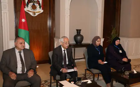 العيسوي يلتقي وفدا شبابيا من مخيم إربد