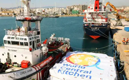 تحمل 240 طناً من الأغذية.. سفينة ثانية بطريقها إلى غزة