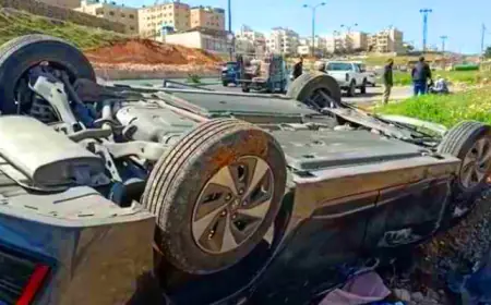 وفاتان بحادثي تدهور على طريق إربد عمّان